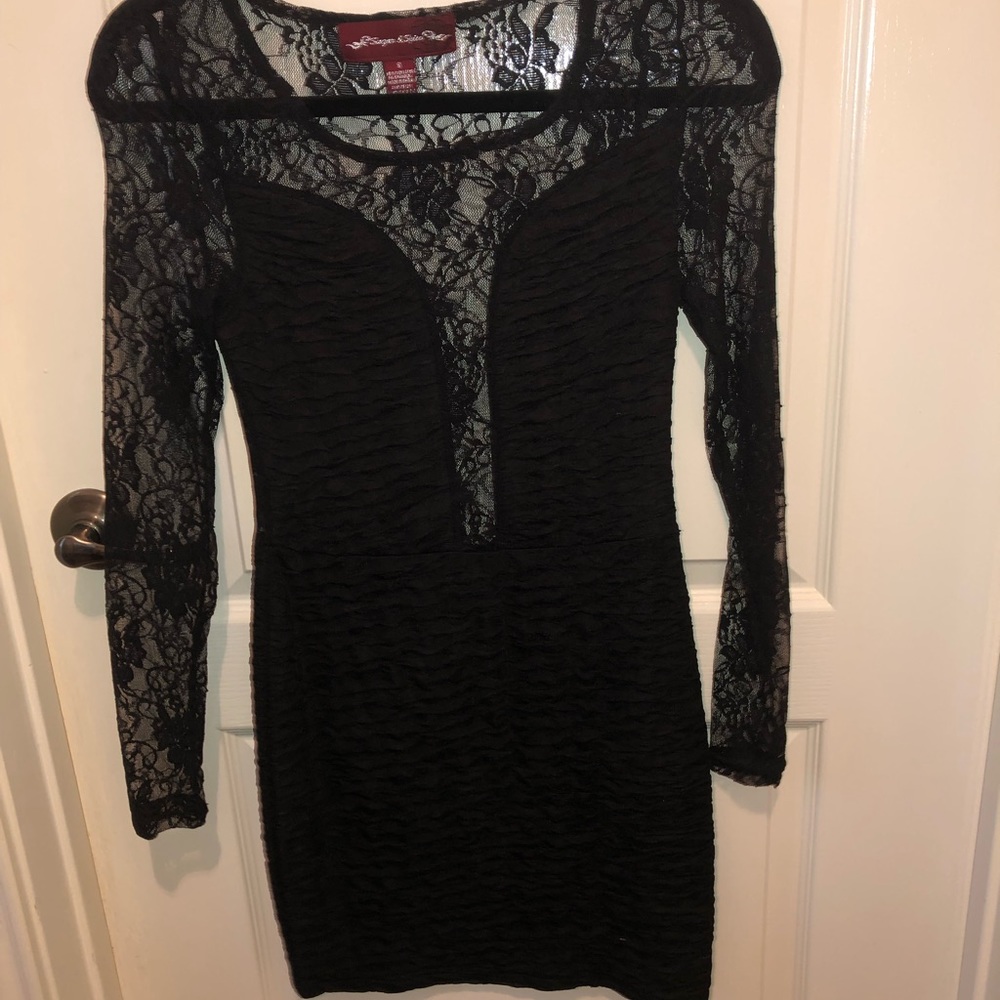 Lace Black Dress